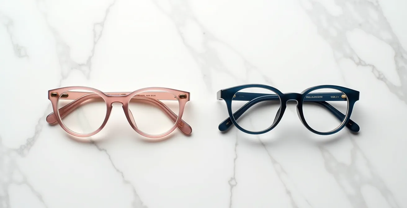 Comparaison de deux montures après 18 mois d'usage intensif