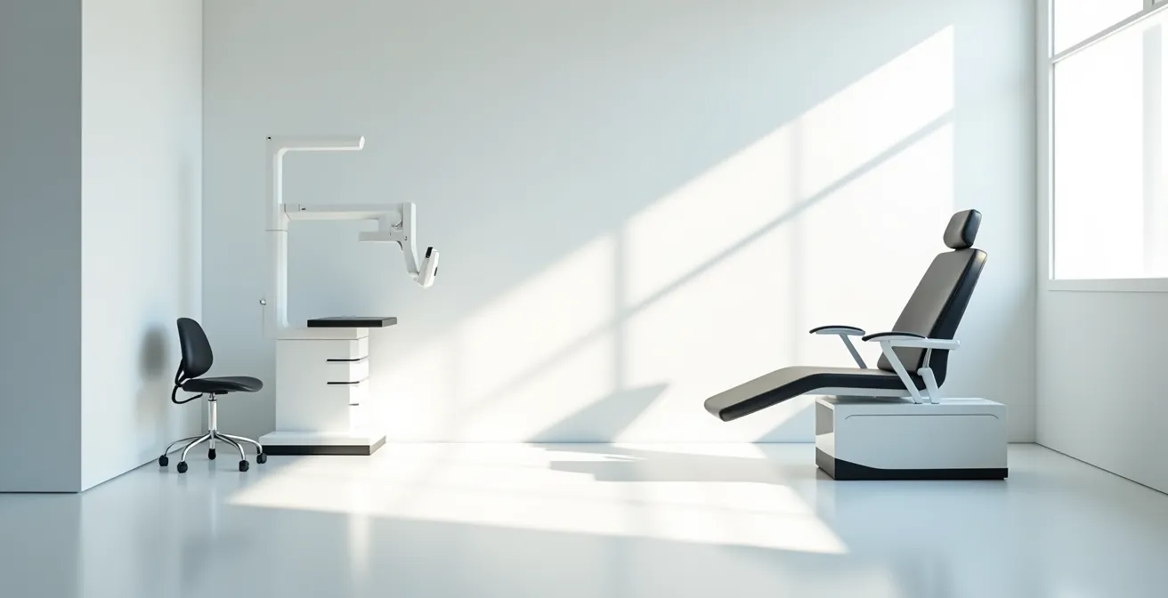 Axe Environnemental & Minimaliste : Cabinet d'ophtalmologie moderne et épuré